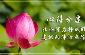 法水佛力神威显 虔诚向佛怪病除