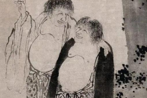 文殊菩萨、普贤菩萨化身：寒山、拾得